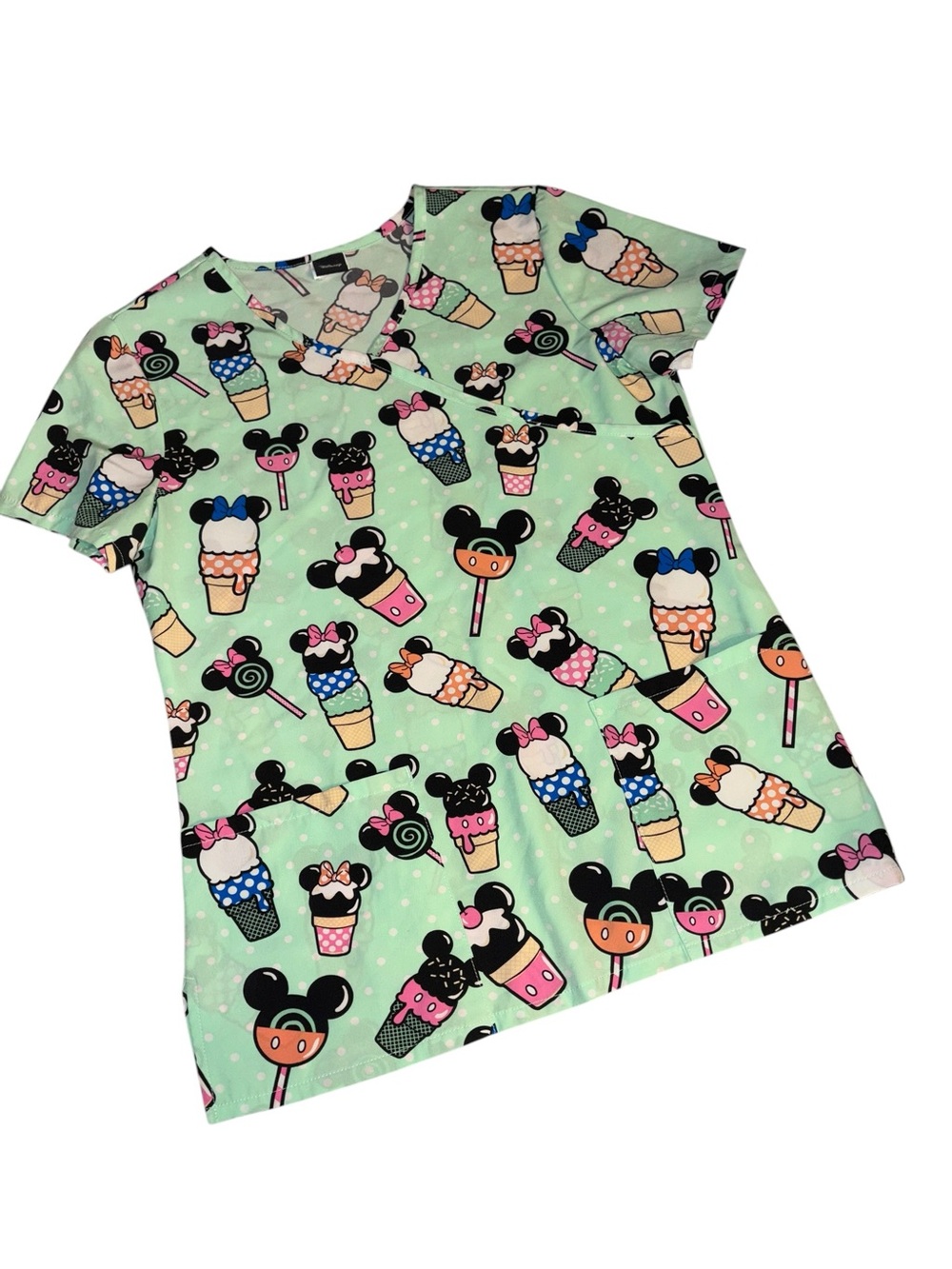 Disney scrub top